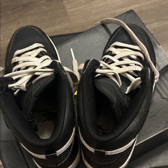 Timberland, & Nike. Kids Black & white High-Top Sneakers‼️ Glow in the dark Dunk - Picture 7 of 15